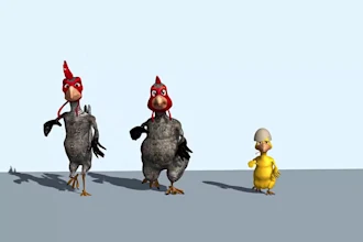 Stylized Character Animation Sequence