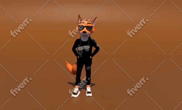 Custom 3D Brand Character